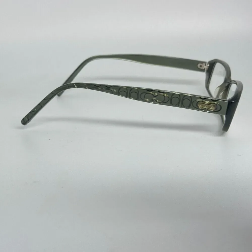 COACH “KENSLEY” Eyeglasses Frame Mod.839 52-16-135 Crystal Olive Green‎ H15961